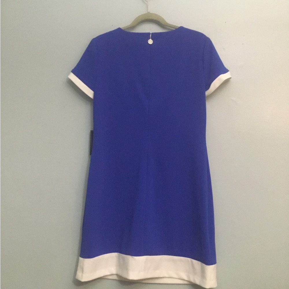 Tommy Hilfiger Royal Blue Mini Dress with White Trim - Picture 11 of 12